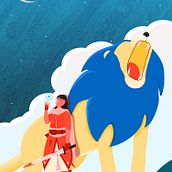 Mi proyecto del curso: Ilustración vectorial dinámica: color y composición. Un progetto di Illustrazione tradizionale, Illustrazione vettoriale, Illustrazione digitale e Illustrazione editoriale di Elena M. Pacheco - 23.06.2022
