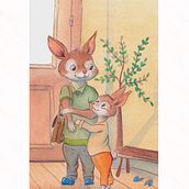 Mein Kursprojekt: Tierfiguren in Aquarell für Kinderbücher. Un progetto di Illustrazione tradizionale, Belle arti, Pittura, Disegno, Pittura ad acquerello, Illustrazione infantile e Narrativa di Lea Vogt - 22.06.2022