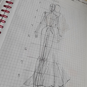 Mi proyecto del curso: Ilustración de bocetos de moda. Traditional illustration, Sketching, Fashion Design, Digital Drawing, and Fashion Illustration	 project by mapissummerwhite - 06.22.2022