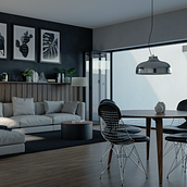Mi proyecto del curso: Visualización arquitectónica con V-Ray para SketchUp. Architecture, Interior Architecture, Digital Architecture, and ArchVIZ project by Juan Antonio Rojas Gallegos - 06.24.2022