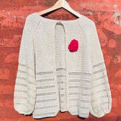 Mi proyecto del curso:  Top-down: prendas a crochet de una sola pieza. Fashion Design, Fiber Arts, DIY, Crochet, and Textile Design project by Gabriela Riquelme Rodriguez - 06.24.2022