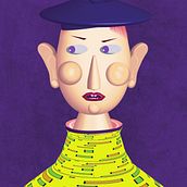 My project for course: Whimsical 3D Portraiture in Illustrator. Traditional illustration, and Digital Illustration project by jacfloor - 06.23.2022