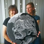 My project for course: Punch Needle Embroidery: From Pictures to Portraits. Un progetto di Ricamo, Punch needle e Textile Design di Minette Bene - 22.06.2022