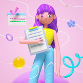 My project for course: 3D Modeling: Create Colorful and Joyful Objects Ein Projekt aus dem Bereich 3D, Digitale Illustration und 3-D-Modellierung von vita vigo - 24.06.2022
