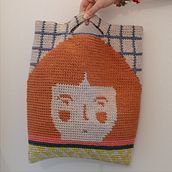 Mi proyecto del curso: Tapestry: técnica de crochet para dibujar con hilos. Un progetto di Design di accessori, Pattern design, Fiber Art, DIY, Uncinetto e Textile Design di mercedes_santanarod - 24.06.2022