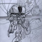 AJAF. Traditional illustration, Automotive Design, Sculpture, Pencil Drawing, Acr, lic Painting, and Digital Painting project by Alexandre Foureaux - 06.24.2022