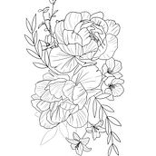 Curso Tattoo Botánico . Un progetto di Design di tatuaggi di Sebastián León Díaz - 24.06.2022