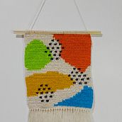 Mi proyecto del curso: Intarsia crochet: teje tus propios tapices. Fashion Design, Decoration, Fiber Arts, DIY, Crochet, and Textile Design project by Gladys Diaz - 06.25.2022