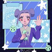 Mi proyecto del curso: Ilustración digital con influencia manga. Traditional illustration, Comic, Digital Illustration, Stor, telling, Narrative, and Manga project by atomodelavenganza - 06.25.2022