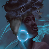 Mi proyecto del curso: Retratos digitales de fantasía con Photoshop. Traditional illustration, Drawing, Digital Illustration, Portrait Drawing, Digital Drawing, and Digital Painting project by Lucía Techera - 06.25.2022