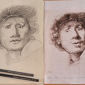 Mijn project van de cursus: Leer grafiettechnieken voor portretten met vlakken. Fine Arts, Sketching, Drawing, Portrait Drawing, Realistic Drawing, and Artistic Drawing project by Sylvia Bergh - 06.26.2022