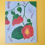 Mi proyecto del curso: Pintura botánica con acrílico. Traditional illustration, Fine Arts, Painting, Acr, lic Painting, and Botanical Illustration project by Clara Iglesias Rodríguez - 06.26.2022