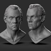My project for course: Realistic 3D Portraits with ZBrush and KeyShot Ein Projekt aus dem Bereich 3D, 3-D-Modellierung und Design von 3-D-Figuren von Daria - 26.06.2022