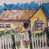 Country house excersice. Traditional illustration, Sketching, and Architectural Illustration project by pablomotl - 06.26.2022