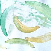 Bananas. Un progetto di Pittura ad acquerello di julio_mmolero - 26.06.2022