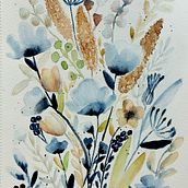 My project for course: Artistic Floral Watercolor: Connect with Nature. Traditional illustration, Painting, Watercolor Painting, and Botanical Illustration project by vbarbolado - 06.15.2022