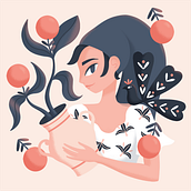 Women of the Arts 2022 Ein Projekt aus dem Bereich Traditionelle Illustration, Motion Graphics, 2-D-Animation und Digitale Illustration von Pauline Berger - 07.03.2022