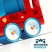 Wooden Wheels - Vector Illustration. Traditional illustration, Character Design, Graphic Design, To, Design, Concept Art, and Children's Illustration project by Tiago Silva - 06.27.2022