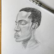 My project for course: Portrait Sketchbooking: Explore the Human Face. Sketching, Drawing, Portrait Drawing, Artistic Drawing, and Sketchbook project by Donata Joseph - 06.27.2022