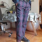 Mi proyecto del curso: Pantalones de paño de Lana Oveja Tomé :-). Arts, Crafts, Fashion Design, Sewing, Patternmaking, and Dressmaking project by Constanza Hermosilla - 06.27.2022