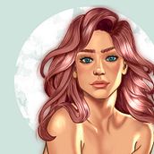 Projeto realizado no curso: Retrato de personagens femininas com Procreate. Traditional illustration, and Digital Illustration project by Camila Britto - 06.23.2022