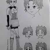 Meu projeto do curso: A arte do mangá: desenhe personagens únicos. Character Design, Pencil Drawing, Drawing, Ink Illustration, and Manga project by Felipe Ferreira - 06.28.2022