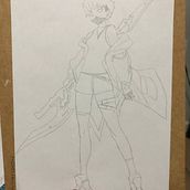 Meu projeto do curso: Desenho de personagens mangá do zero. Een project van Traditionele illustratie, Ontwerp van personages, Stripboek, Tekening met potlood,  Tekening y Manga van Diogo Arakaki - 28.06.2022
