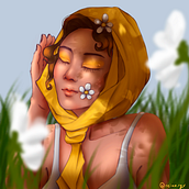 Mi proyecto del curso: Iluminación y color para retratos digitales en Photoshop . Un progetto di Illustrazione tradizionale, Illustrazione digitale e Pittura digitale di Regina García Vega - 28.06.2022
