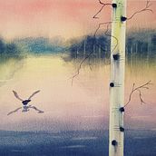 Il mio progetto del corso: Paesaggi ad acquerello ricchi di atmosfera. Un progetto di Belle arti, Pittura e Pittura ad acquerello di Antonella Barco - 28.06.2022