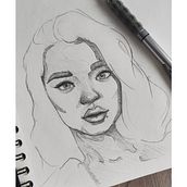 Mi proyecto del curso: Sketchbook de retrato: explora el rostro humano. Sketching, Drawing, Portrait Drawing, Artistic Drawing, and Sketchbook project by Enrique Delgado Prada - 06.28.2022