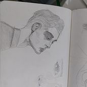 My project for course: Portrait Sketchbooking: Explore the Human Face. Sketching, Drawing, Portrait Drawing, Artistic Drawing, and Sketchbook project by crossrick88 - 06.28.2022