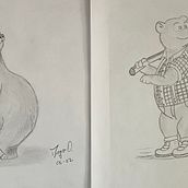 Mi proyecto del curso: Dibujo a lápiz de animales realistas para cuentos. Een project van Ontwerp van personages, Tekening met potlood,  Tekening y Kinderillustratie van Diego O. - 28.06.2022