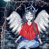 Anjo Congelado. Painting project by Marina Ratini - 06.28.2022