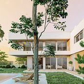 VISTA EXTERIOR . 3D, and Architecture project by fabianmesta1598 - 06.29.2022