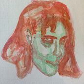My project for course: Artistic Portrait with Watercolors Ein Projekt aus dem Bereich Bildende Künste, Malerei, Aquarellmalerei und Porträtzeichnung von paulius_aleksiunas - 29.06.2022