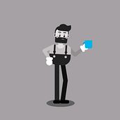 Mi proyecto del curso: Animación y diseño de personajes en After Effects. Motion Graphics, Animation, Character Design, Character Animation, and 2D Animation project by erick0nt - 06.24.2022