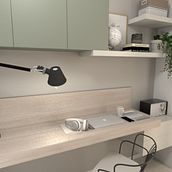 Home office. Interior Architecture, Interior Design, Decoration, Interior Decoration, and Retail Design project by Ana Kovačić Bogdanović - 06.30.2022