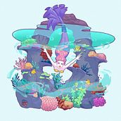 MerMay2022. Traditional illustration, Comic, and Character Design project by Svitlana Hrynchuk - 05.30.2022