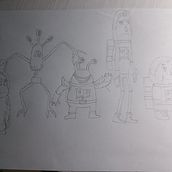 Mi proyecto del curso: Introducción al diseño de personajes para animación y videojuegos. Een project van Traditionele illustratie, Animatie, Ontwerp van personages, Videogames y Videogame-ontwerp van Alejandro Sánchez Dulce - 30.06.2022