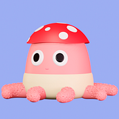 Polvomelo. Character Design, Digital Illustration, and 3D Modeling project by Matheus Koga - 06.28.2022