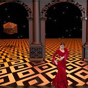 Dance mapping show, flamenco. 3D, Events, Set Design, VFX, and 3D Design project by Alvaro Muñozledo - 07.01.2022