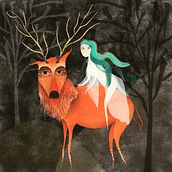 Shaman series . Un proyecto de Ilustración tradicional, Ilustración digital, Ilustración infantil, Literatura infantil y Diseño de personajes de Damla Şevik - 01.07.2022