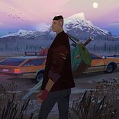 Swords, Spells & Motor Oil. Traditional illustration, Digital Painting, and Concept Art project by Mike McCain - 07.02.2022