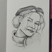 Rostro 3/4 Ein Projekt aus dem Bereich Traditionelle Illustration von Lau Gutierrez - 27.06.2022