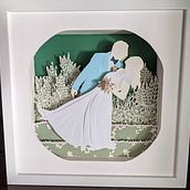 Mein Kursprojekt: Papercut: Verwandle Papier in Szenerien voller Tiefe. Projekt z dziedziny Stor, telling, DIY, Craft, Papercraft, Trad, c i jna ilustracja użytkownika Katharina Halas - 02.07.2022