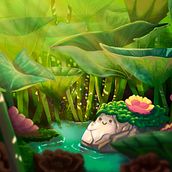 Mein Kursprojekt: Atmosphärische Szenen in Procreate: Malen mit Farben und Licht . Un proyecto de Ilustración digital e Ilustración tradicional de Sam Lauxen - 02.07.2022