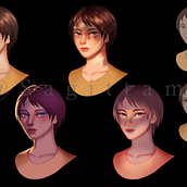 Mi proyecto del curso: Iluminación y color para retratos digitales en Photoshop . Un proyecto de Ilustración tradicional, Ilustración digital y Pintura digital de sagittam - 25.07.2022