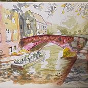 Mi proyecto del curso: Paisajes naturales en acuarela. Een project van  Beeldende kunst, Schilderij y Aquarelschilderen van ja_martineztapia - 02.07.2022