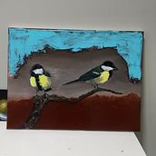 My project for course: Classical Oil Painting for Naturalist Bird Portraiture. Fine Arts, Painting, Oil Painting, and Naturalistic Illustration project by ajbraus - 07.02.2022