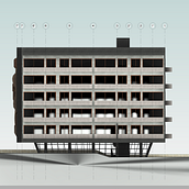 Mi proyecto del curso: Modelado de edificios paramétricos con Revit. Un progetto di 3D, Architettura, Architettura d'interni, Modellazione 3D, Architettura digitale e ArchVIZ di O Alberto Rodriguez Ochoa - 03.07.2022